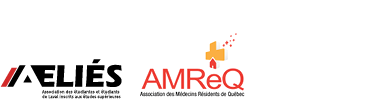 logos AELIÉS et AMREQ